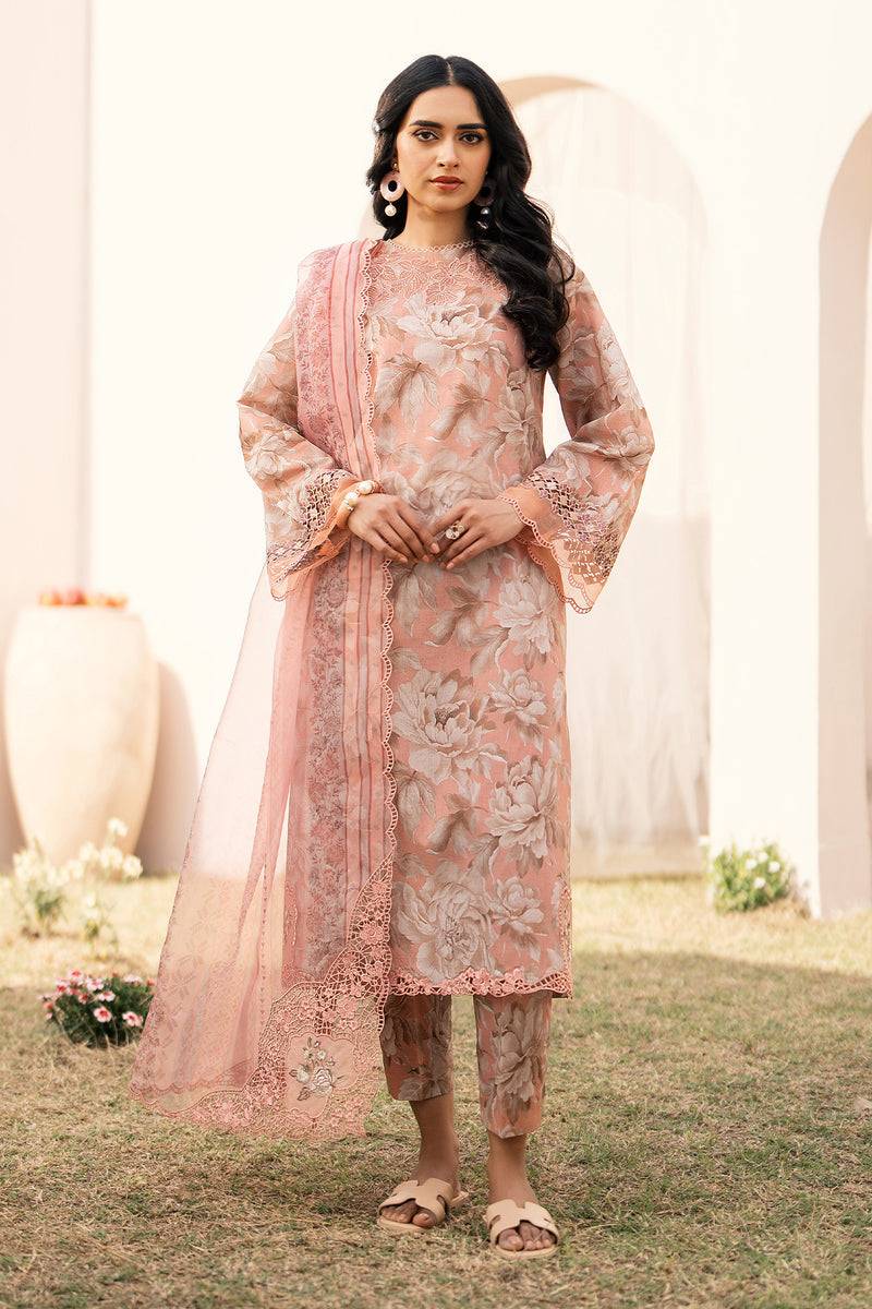 Baroque | Luxury Pret 24 | LAWN UF-593 - Pakistani Designer Dress - by Baroque | Type: Luxury - 100% Original at Saira Sultan