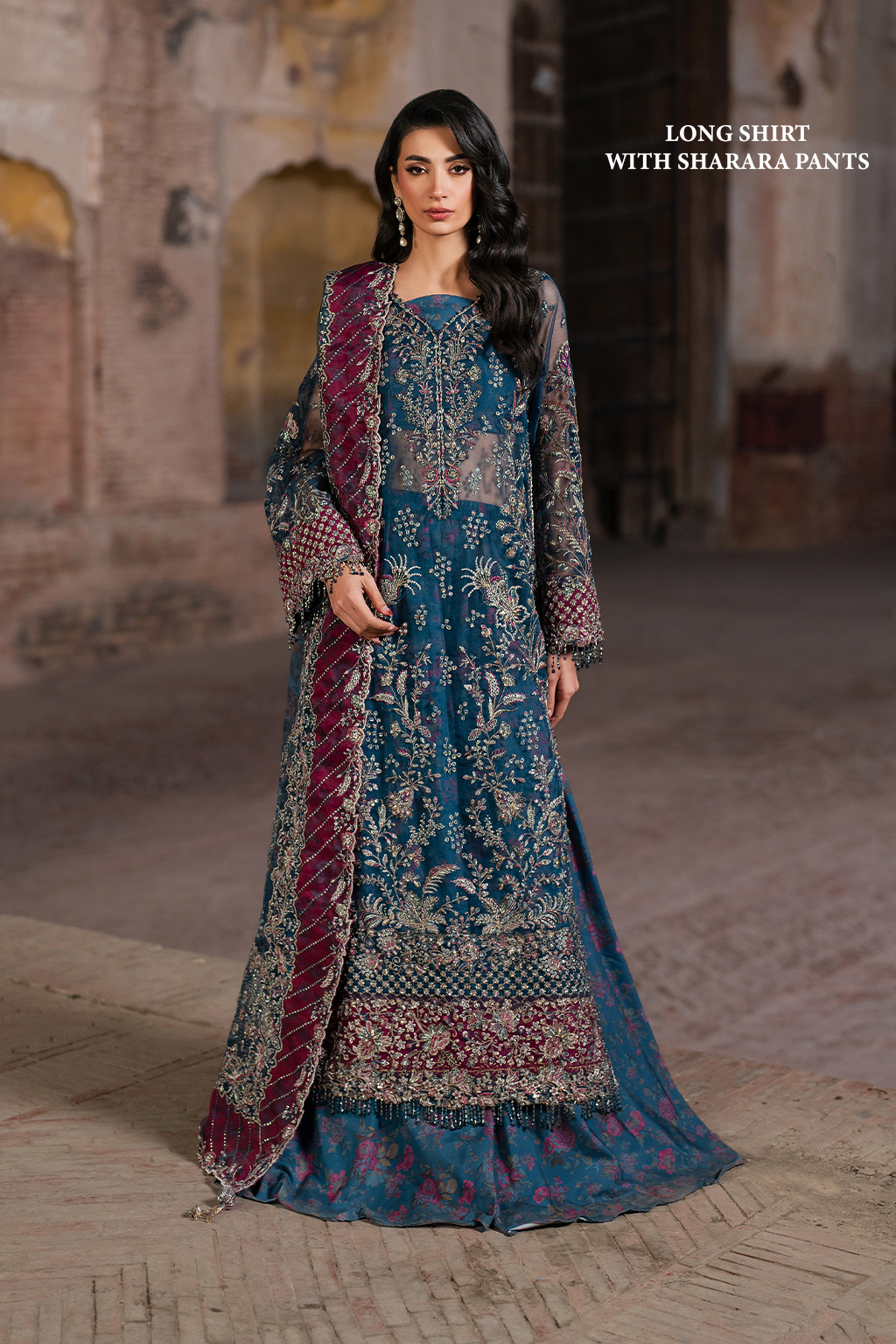 Iznik | Luxury Chiffon | ILC-03 XL Zinc Organza