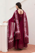 Baroque | Eid Lawn 25 | EL-D05 S Wine Berry Lawn