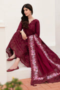 Baroque | Eid Lawn 25 | EL-D05 XL Wine Berry Lawn