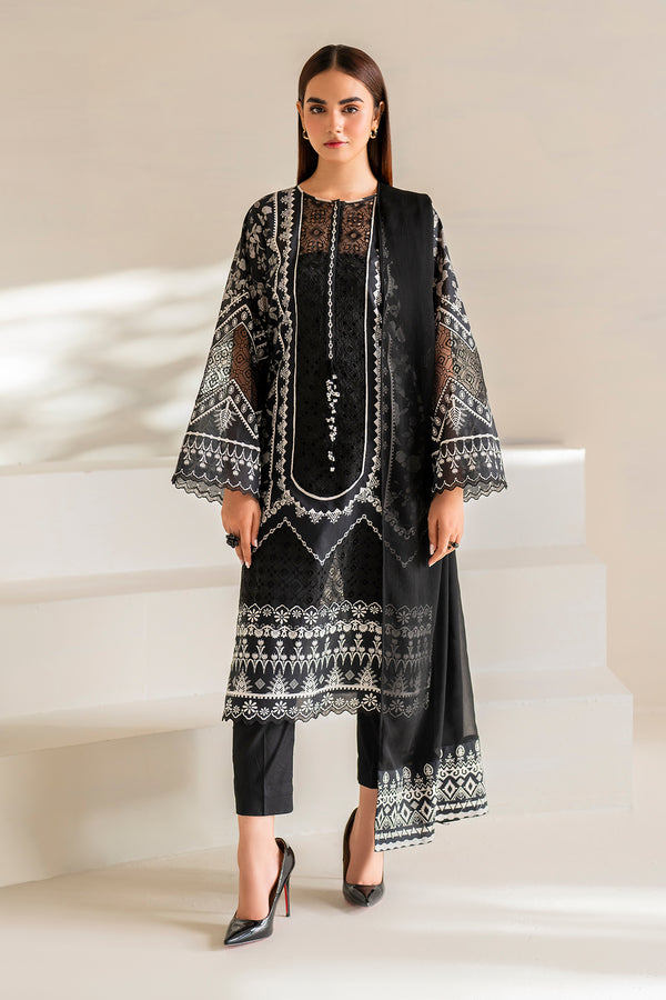 Baroque | Luxury Pret 24 | LAWN UF-671 - Pakistani Designer Dress - by Baroque | Type: Luxury - 100% Original at Saira Sultan
