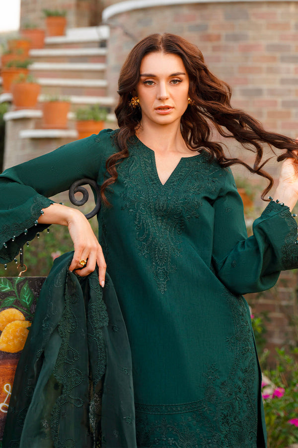 Enzo | Leia Silk Pret |Cléo L Korean Raw Silk Teal Green