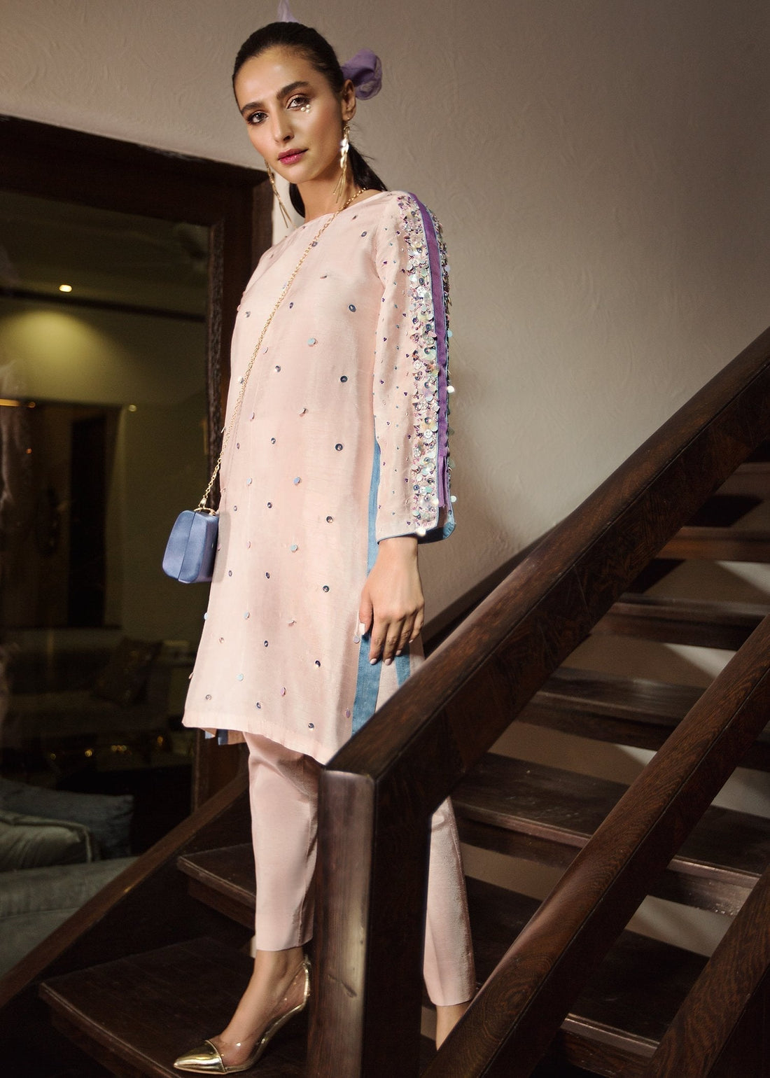 Hana | Serendipity Ready to Wear | Truffle XS Light Pink Raw Silk