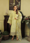 Zarqash | Tresor Luxury Lawn 24 | ZQT 008 PRIMROSE - Pakistani Designer Dress - by Zarqash | Type: Luxury - 100% Original at Saira Sultan