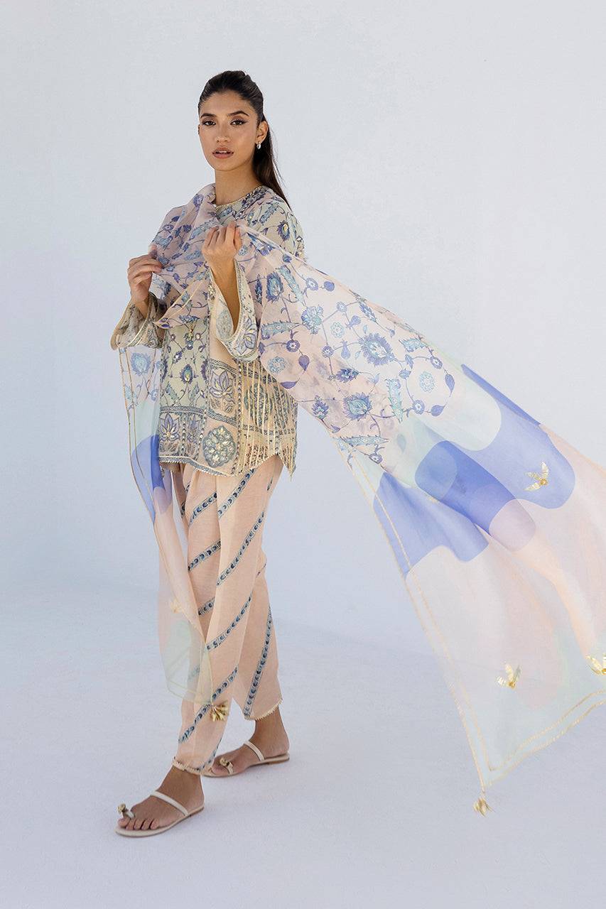 Sania Maskatiya | Mirra Luxury Pret 25 | Aiva - Pakistani Designer Dress - by Sania Maskatiya - Type : Ladies Clothes - 100% Original at Saira Sultan