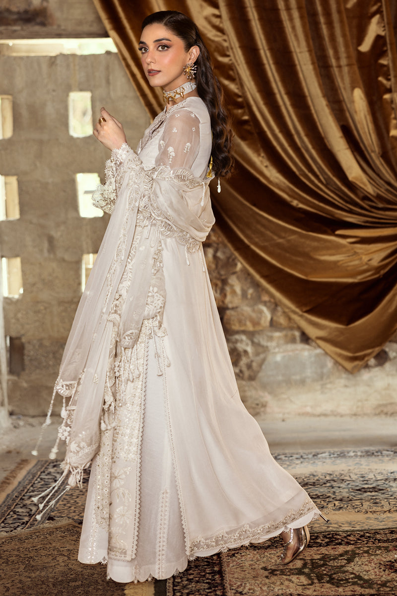 Qalamkar | Chiffon Edit | WC-03 ROISE - Pakistani Designer Dress - by Qalamkar - Type : Ladies Clothes - 100% Original at Saira Sultan