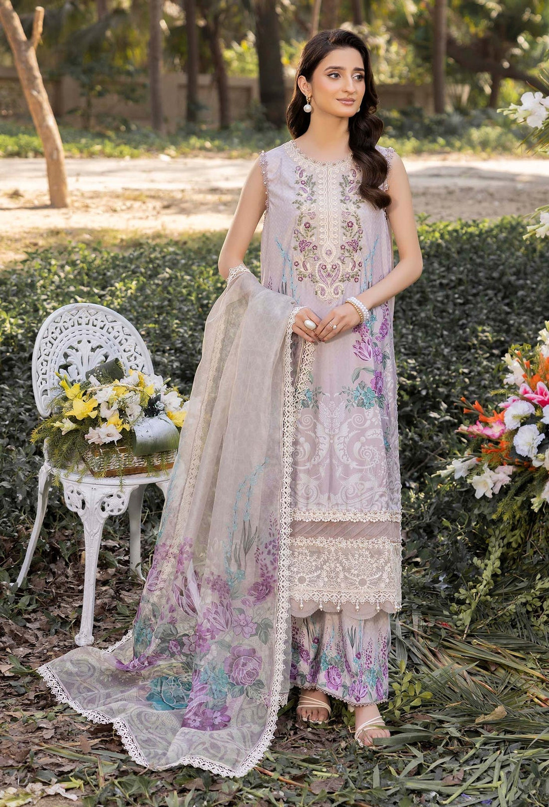 Adans Libas | Morzine Lawn 25 | MORZINE 07004 XS Soft Lilac Lawn