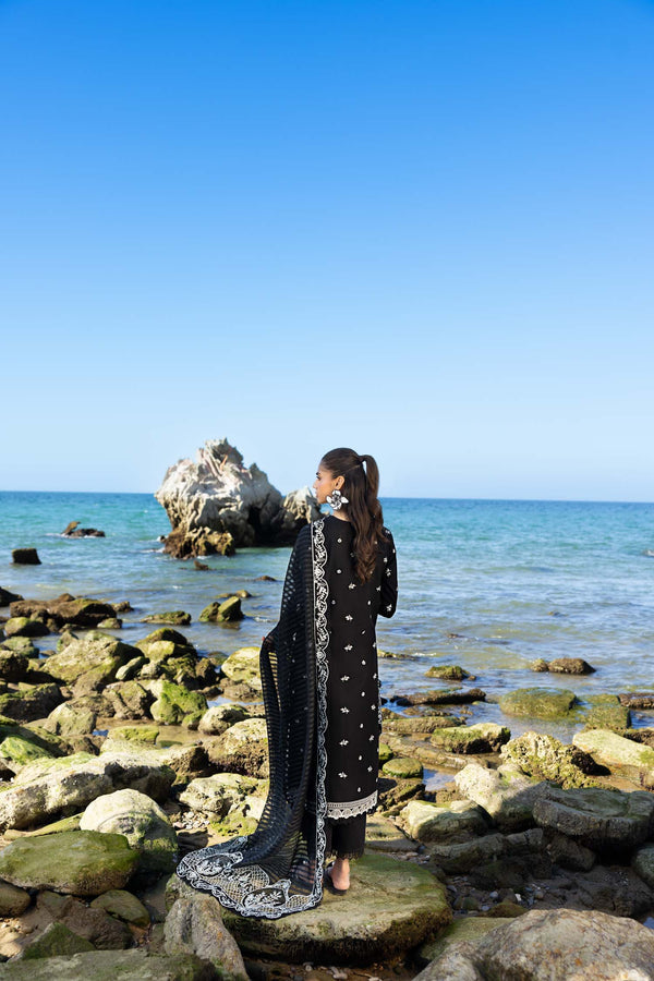 Akbar Aslam | Mare Lawn Edit 25 | Syara S Black Lawn