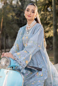 Adans Libas | Gul Rukh Lawn 25 | RUKH 2833 L Blue Gray Lawn