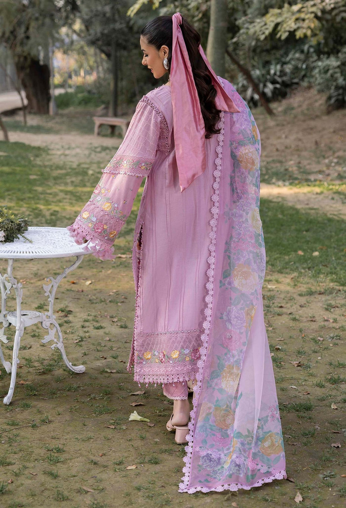 Adans Libas | Gul Rukh Lawn 25 | RUKH 2834 XS Pink Lawn
