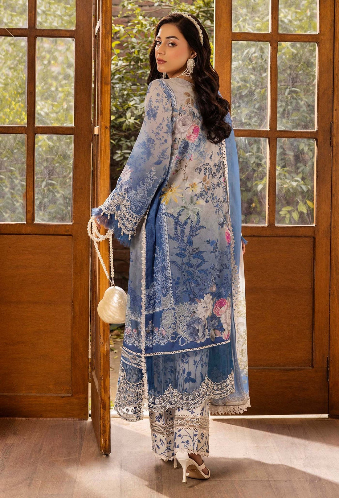 Adans Libas | Chantelle Print Lawn | CHANTELLE 99958 XS Blue Lawn