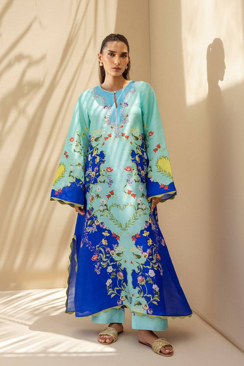 Sania Maskatiya | Mirra Luxury Pret 25 | Risa (B) - Pakistani Designer Dress - by Sania Maskatiya - Type : Ladies Clothes - 100% Original at Saira Sultan