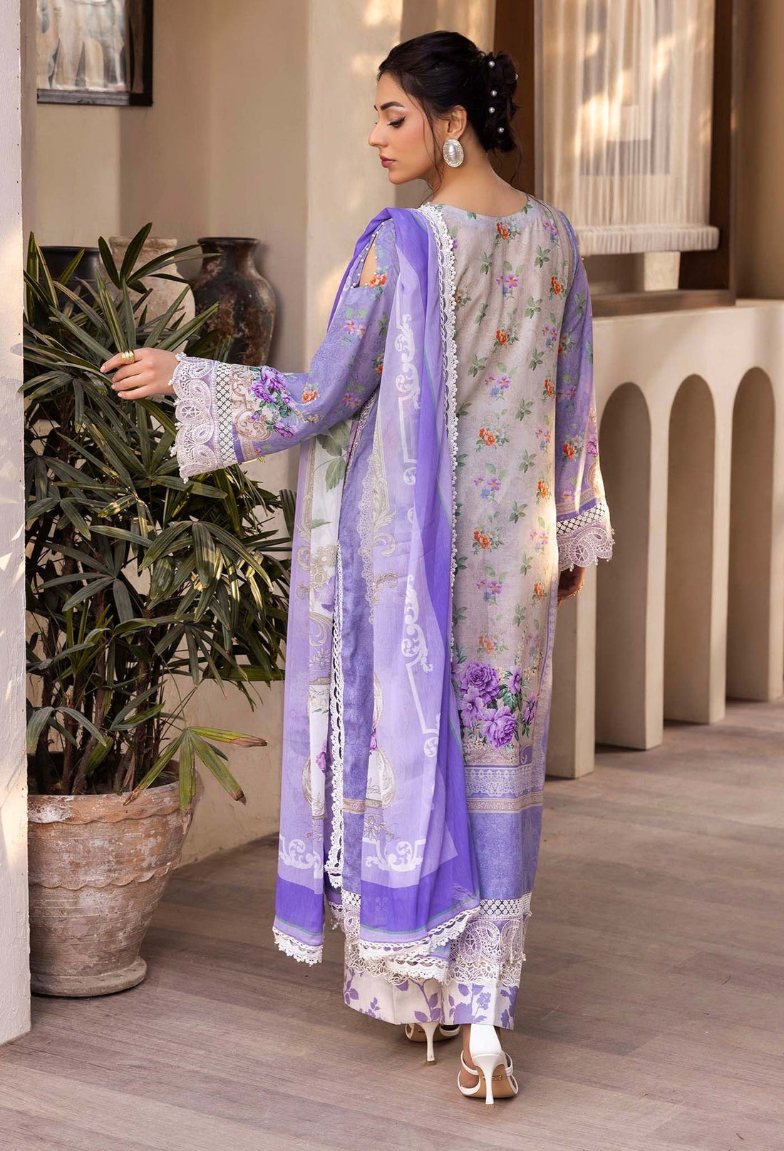 Adans Libas | Chantelle Print Lawn | CHANTELLE 99953 XS Lavender Lawn
