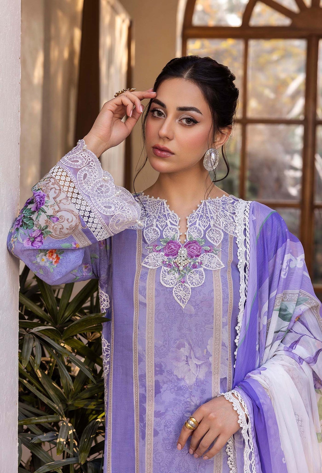 Adans Libas | Chantelle Print Lawn | CHANTELLE 99953 M Lavender Lawn