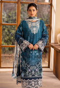 Adans Libas | Chantelle Print Lawn | CHANTELLE 99952 XS Teal Blue Lawn
