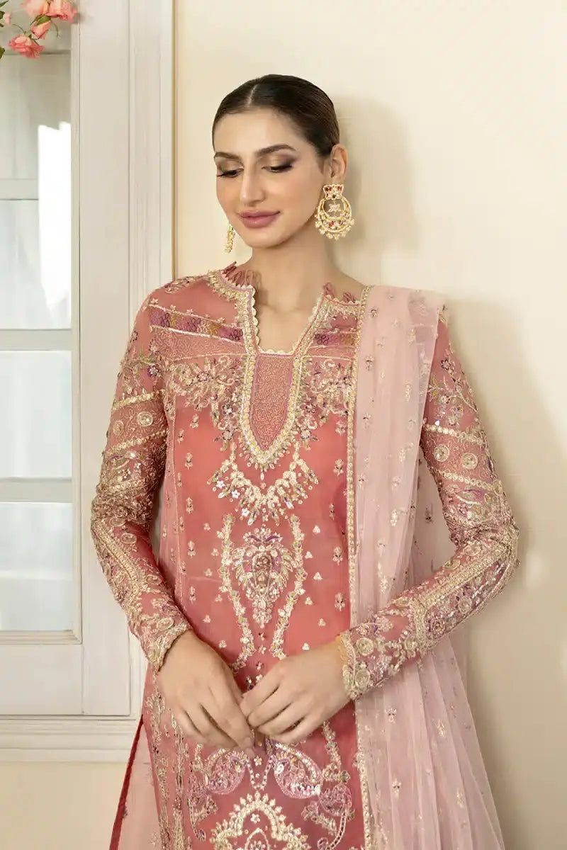 Qalamkar | Dilnaz Wedding Formals | DN-05 SAMARA - Pakistani Designer Dress - by Qalamkar | Type: Bridal - 100% Original at Saira Sultan