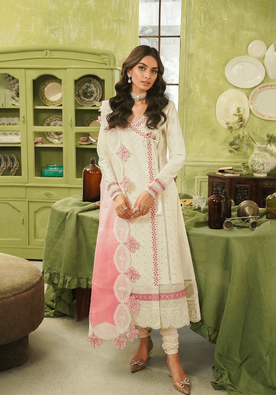 Zarqash | Tresor Luxury Lawn 24 | ZQT 006 IDA - Pakistani Designer Dress - by Zarqash | Type: Luxury - 100% Original at Saira Sultan