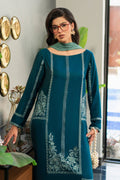 Fahad Hussayn | Lawn Banger | Midnight Teal - Pakistani Designer Dress - by Erum Khan | Type: Ladies Clothes - 100% Original at Saira Sultan