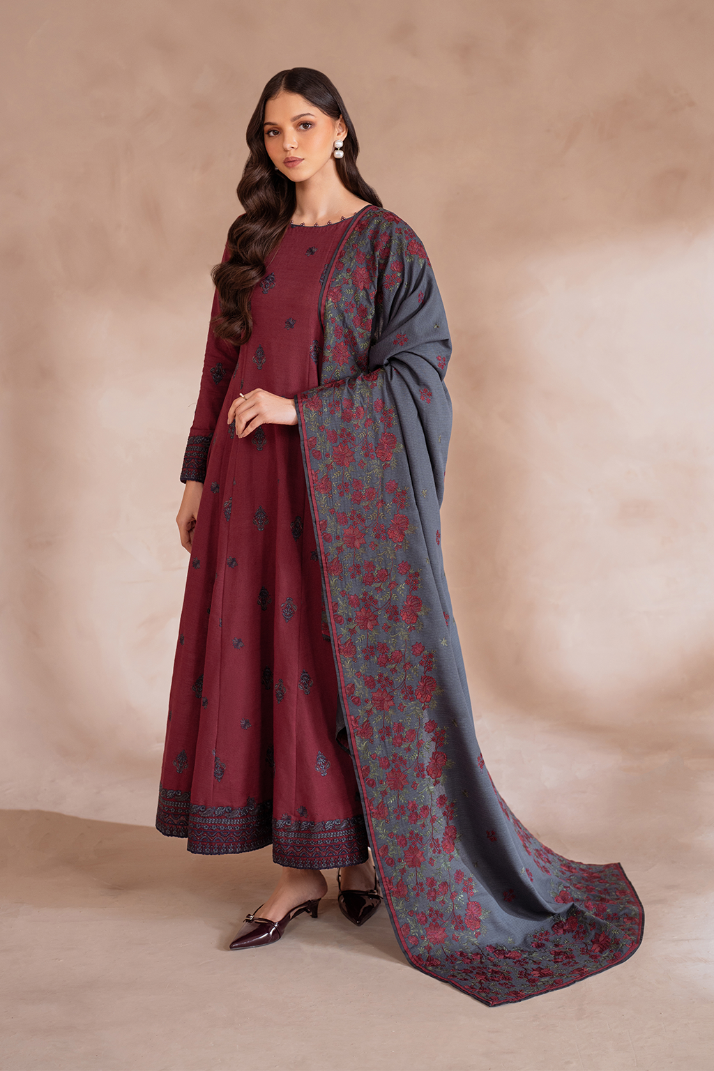 Iznik | Exclusive Winter | UE-372 XS Berry Khaddar