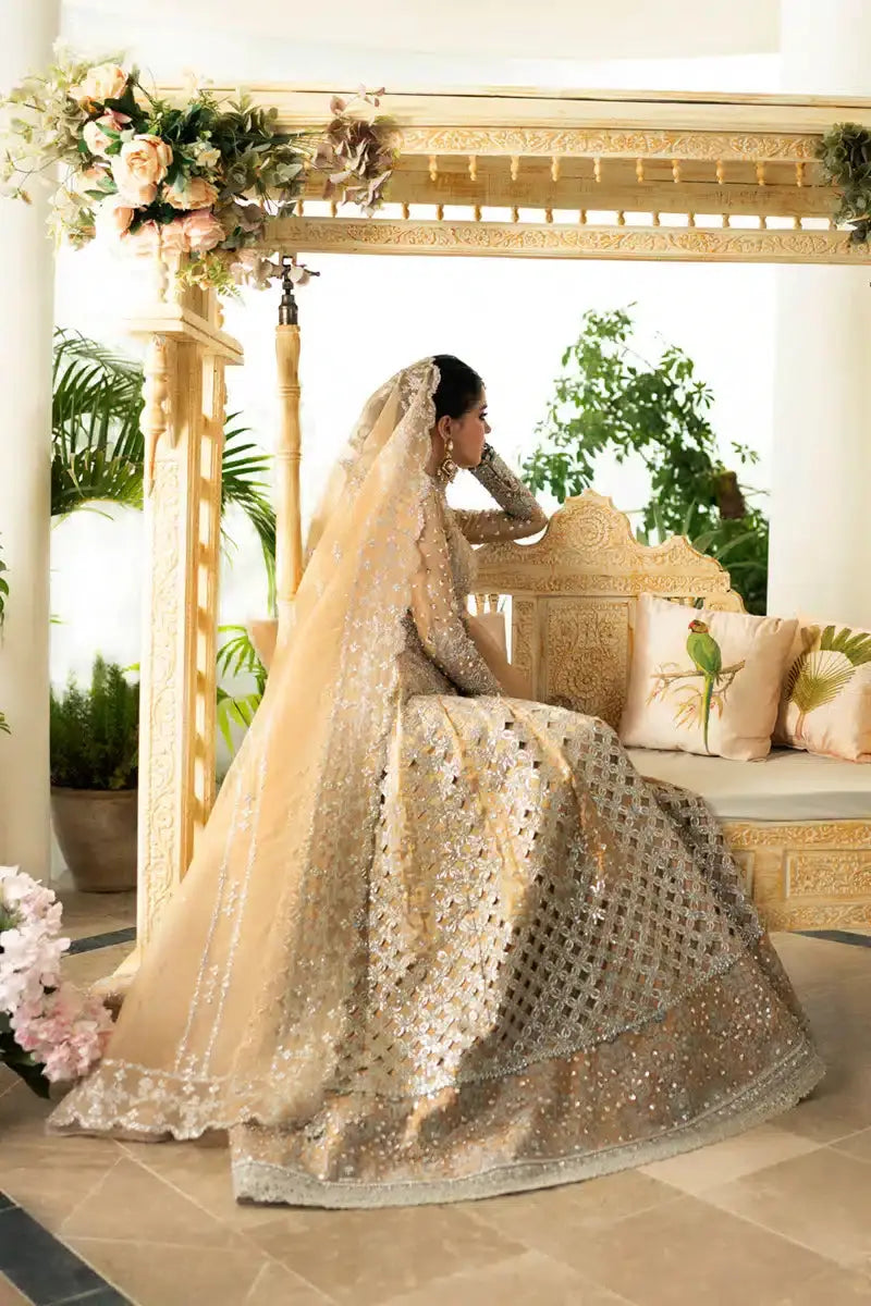 Qalamkar | Dilnaz Wedding Formals | DN-01 IMAAN - Pakistani Designer Dress - by Qalamkar | Type: Bridal - 100% Original at Saira Sultan