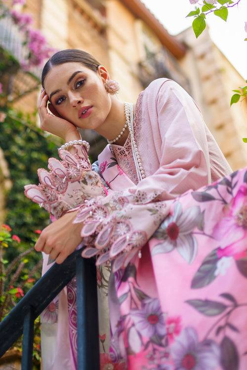 Baroque | Luxury Pret 24 | JACQUARD LAWN UF-588 - Pakistani Designer Dress - by Baroque | Type: Luxury - 100% Original at Saira Sultan