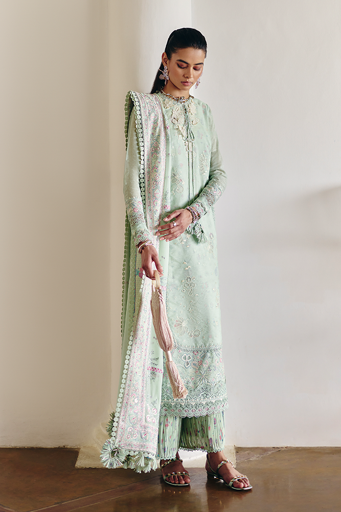 Suffuse | Casual Pret 25 | NAIRE XS Mint Green Cotton