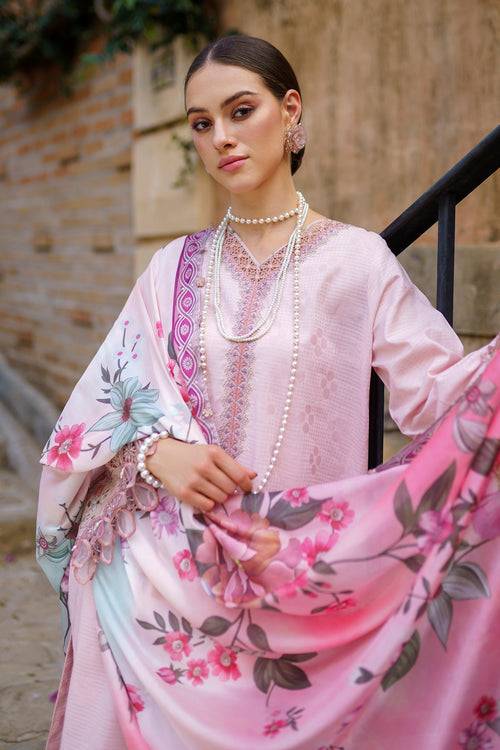 Baroque | Luxury Pret 24 | JACQUARD LAWN UF-588 - Pakistani Designer Dress - by Baroque | Type: Luxury - 100% Original at Saira Sultan