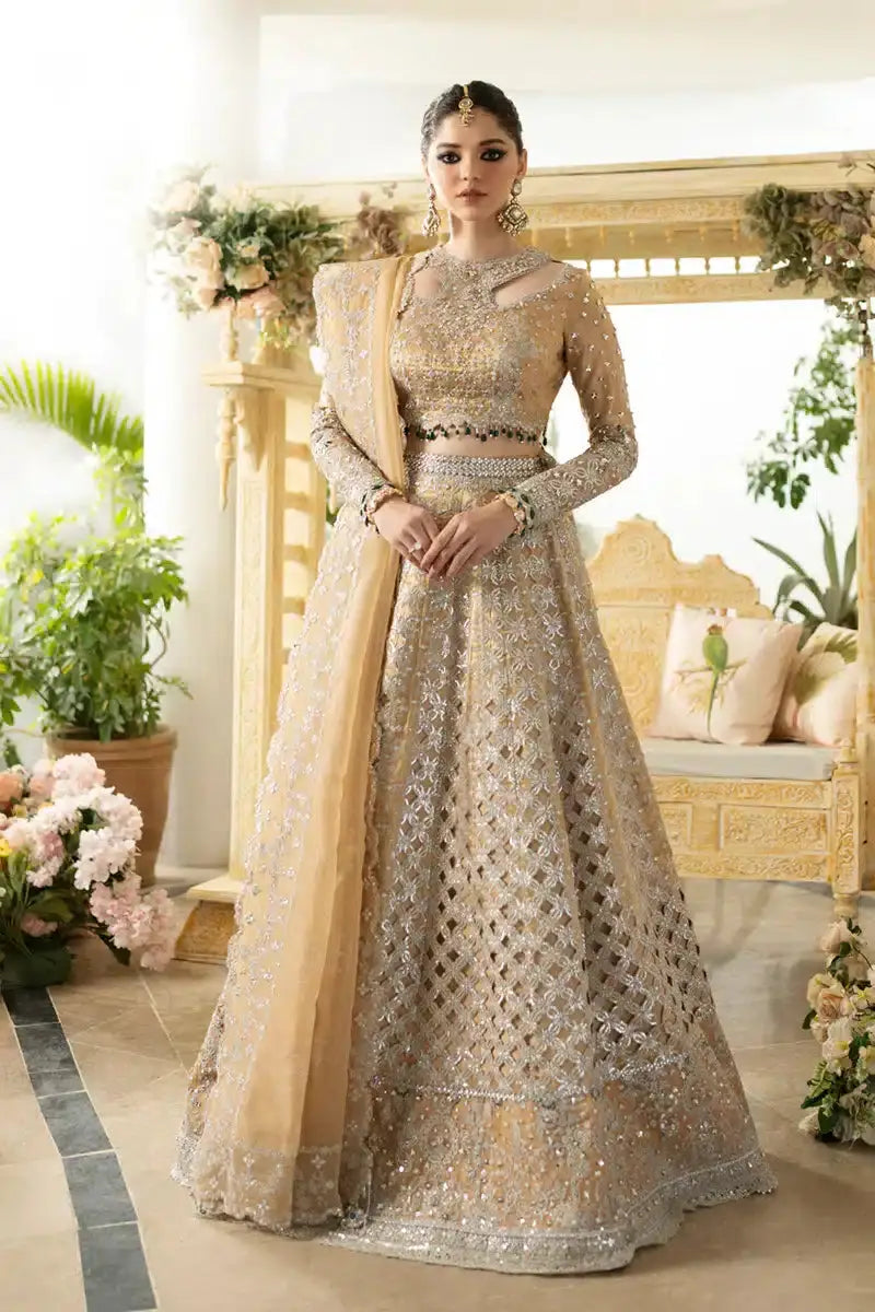 Qalamkar | Dilnaz Wedding Formals | DN-01 IMAAN - Pakistani Designer Dress - by Qalamkar | Type: Bridal - 100% Original at Saira Sultan