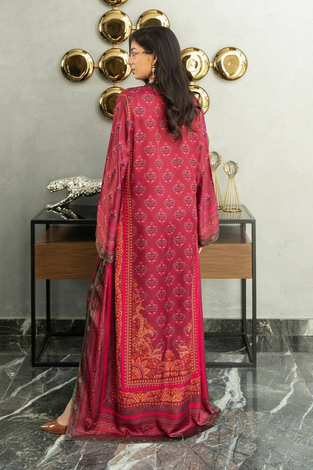 Erum Khan | Eid Edit 25 | Berry Babe - Pakistani Designer Dress - by Erum Khan | Type: Ladies Clothes - 100% Original at Saira Sultan