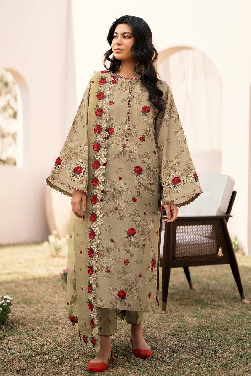 Baroque | Luxury Pret 24 | LAWN UF-594 - Pakistani Designer Dress - by Baroque | Type: Luxury - 100% Original at Saira Sultan