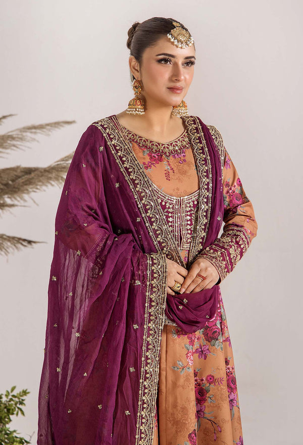 Adans Libas | Eid Edit 25 | EDIT 33310 M Peach Lawn