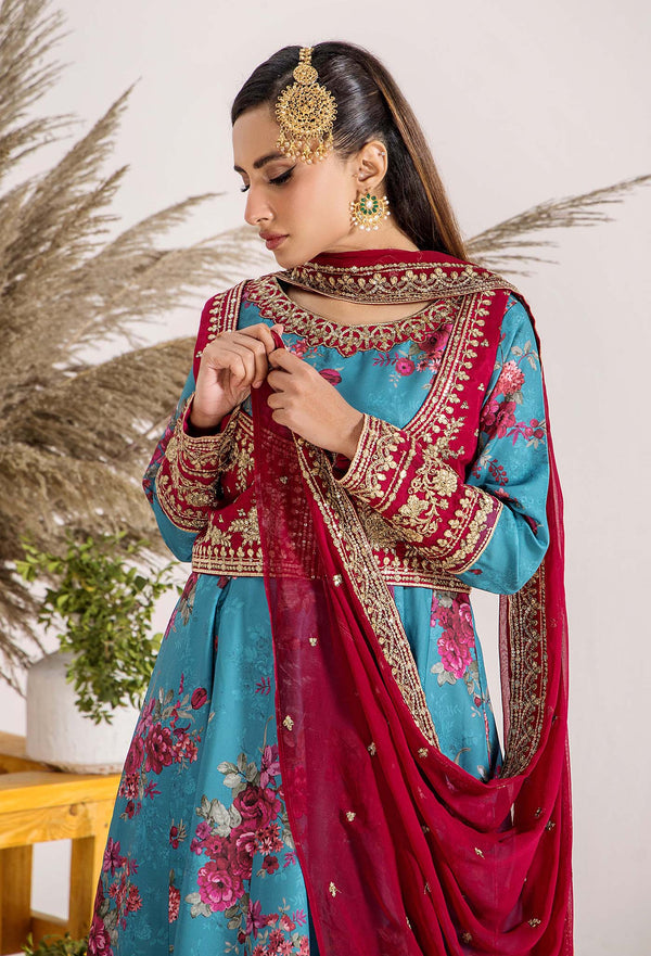 Adans Libas | Eid Edit 25 | EDIT 33313 M Teal Lawn
