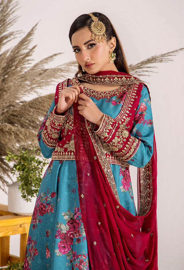 Adans Libas | Eid Edit 25 | EDIT 33313 L Teal Lawn