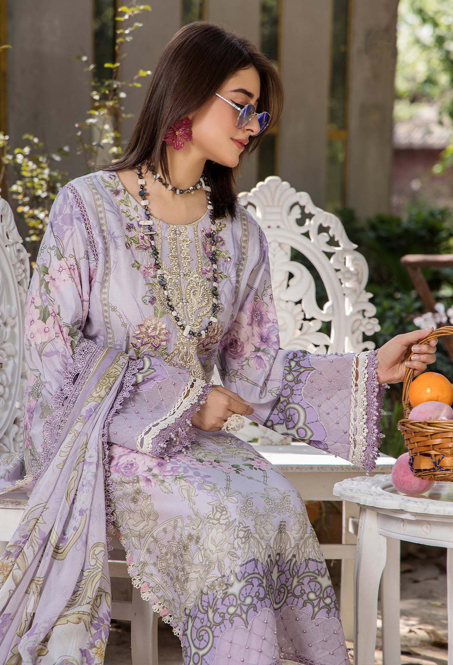 Adans Libas | Jasmine Lawn | JASMINE 2360 M Light Lavender Lawn