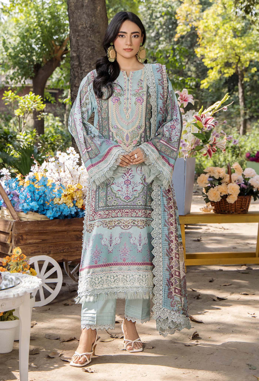 Adans Libas | Jasmine Lawn | JASMINE 2361 XS Mint Lawn