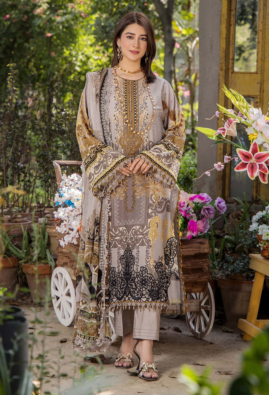 Adans Libas | Jasmine Lawn | JASMINE 2364 XS Copper Lawn