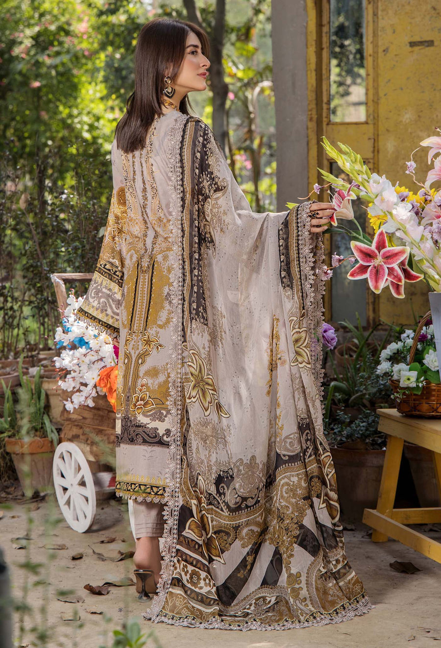 Adans Libas | Jasmine Lawn | JASMINE 2364 XS Copper Lawn