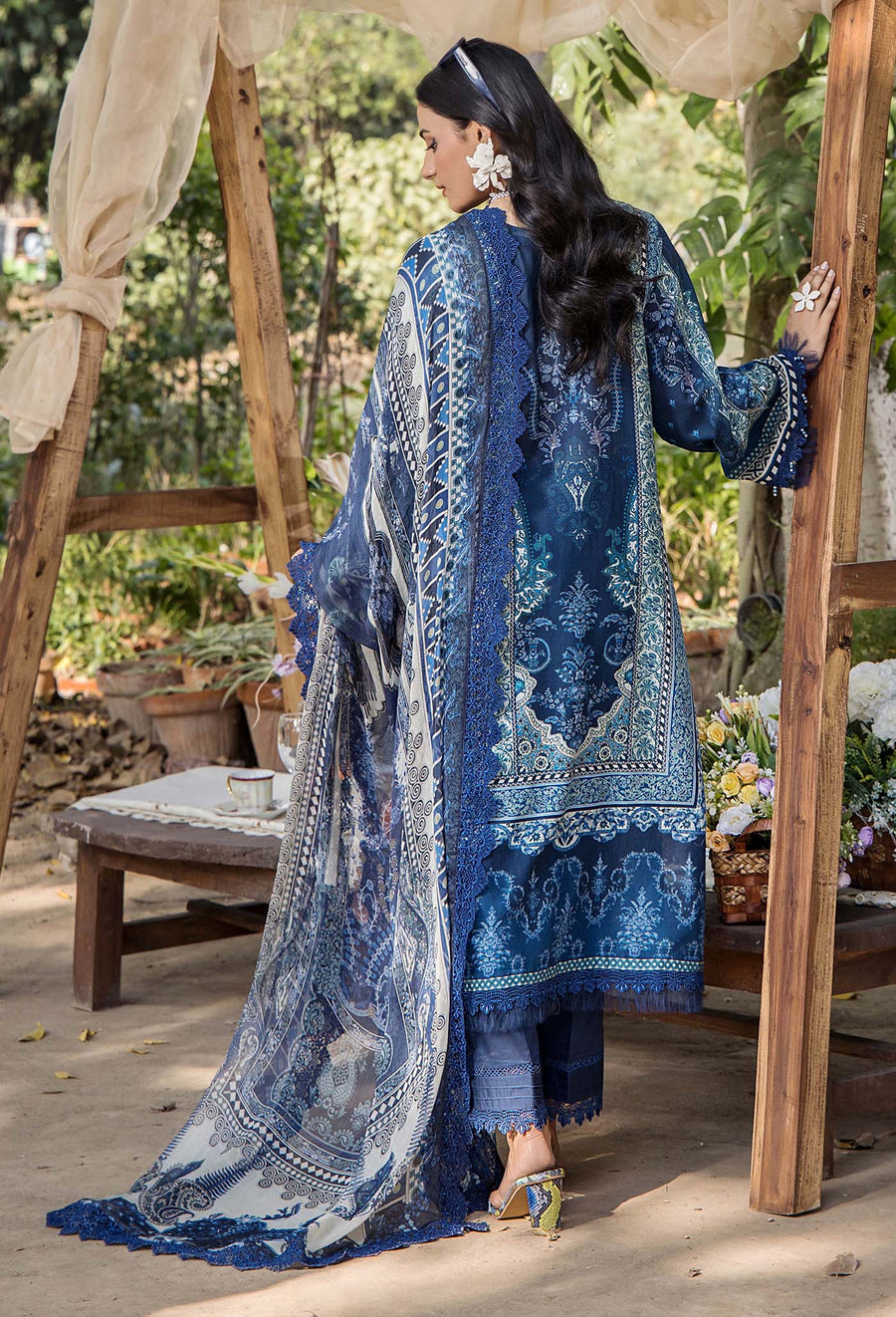 Adans Libas | Jasmine Lawn | JASMINE 2367 XS Blue Lawn