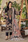 Adans Libas | Jasmine Lawn | JASMINE 2369 L Black Lawn