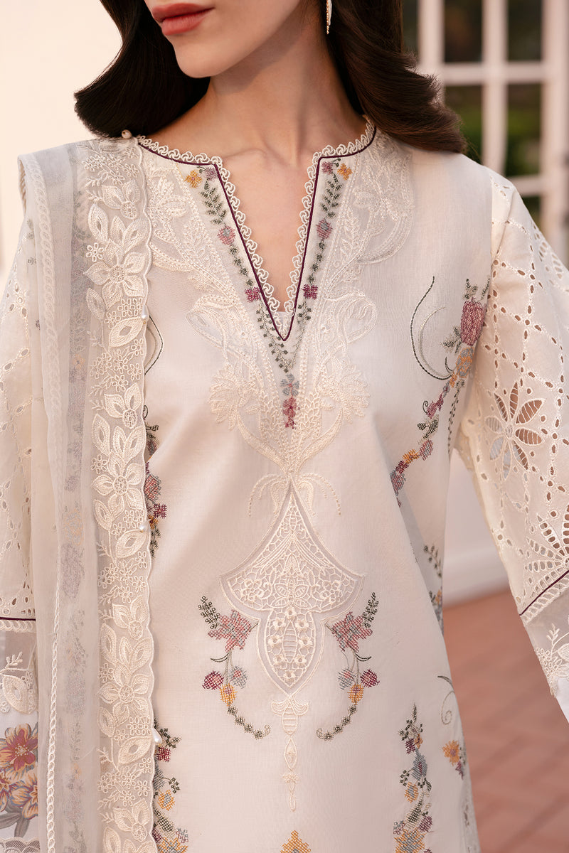 Baroque | Eid Lawn 25 | EL-D06 M Off White Lawn