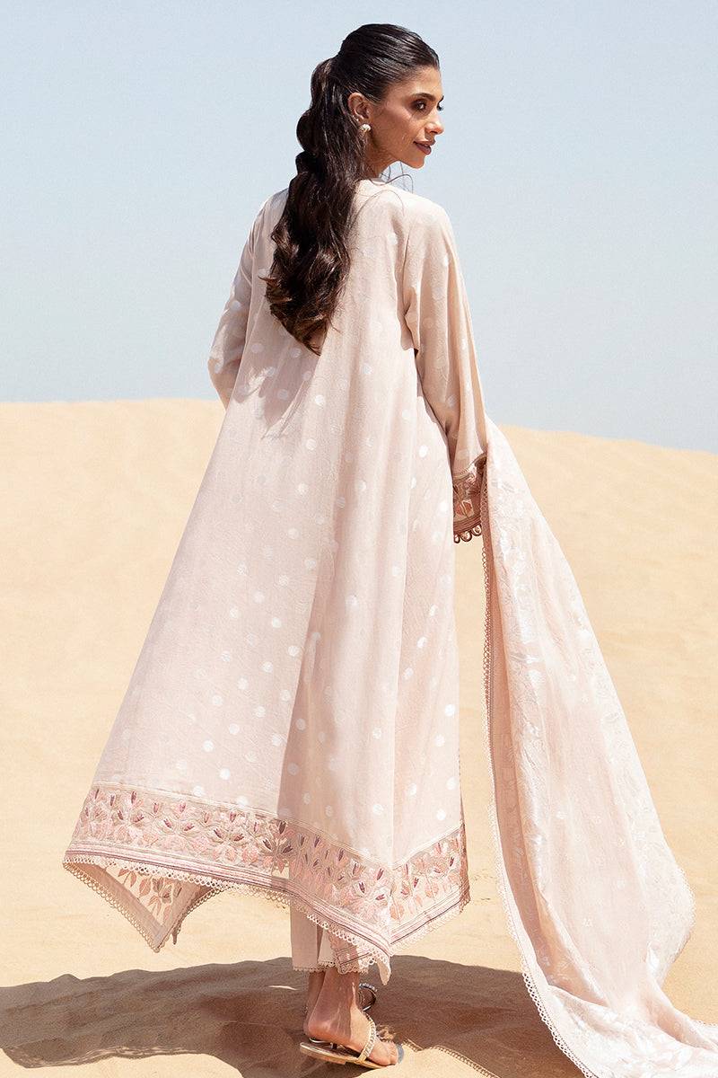 Cross Stitch | Eid Lawn 24 | DUSTY ROSE - Pakistani Designer Dress - by Cross Stitch | Type: Luxury - 100% Original at Saira Sultan