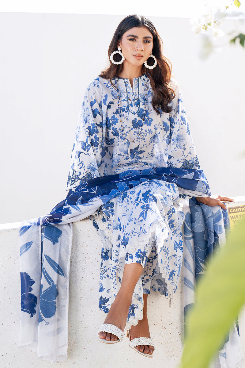 Baroque | Luxury Pret 25 | UF-4068 XL White Lawn