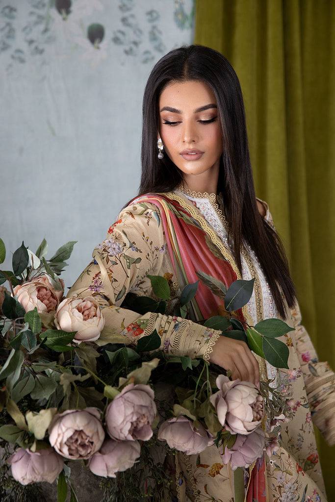 Sobia Nazir | Vital Lawn 25 | 3A - Pakistani Designer Dress - by Sobia Nazir | Type: Ladies Clothes - 100% Original at Saira Sultan