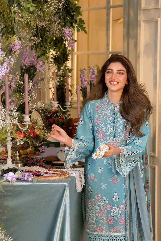 Sobia Nazir | Vital Lawn 25 | 3A L Sky Blue Lawn