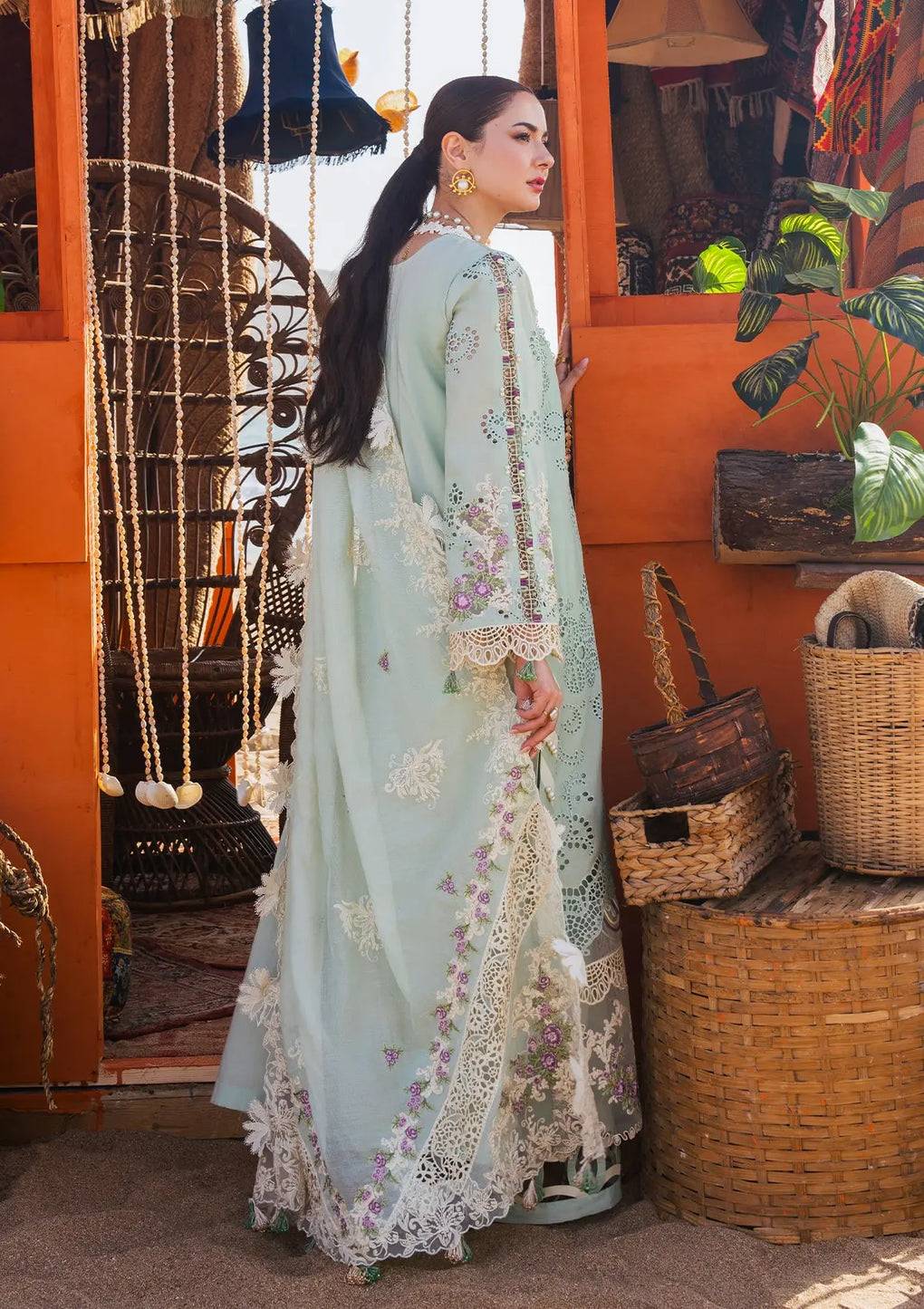 Elaf Premium | Hai Kuch Festive Lawn 24 | EHK-03A Mehrma - Pakistani Designer Dress - by Elaf Premium | Type: Luxury - 100% Original at Saira Sultan