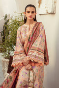 AJR Couture | Alif Affordable Lawn 24 | CORAL BLUSH - Pakistani Designer Dress - by AJR Couture | Type: Luxury - 100% Original at Saira Sultan