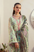AJR Couture | Alif Affordable Lawn 24 | MINT MAGIC - Pakistani Designer Dress - by AJR Couture | Type: Luxury - 100% Original at Saira Sultan