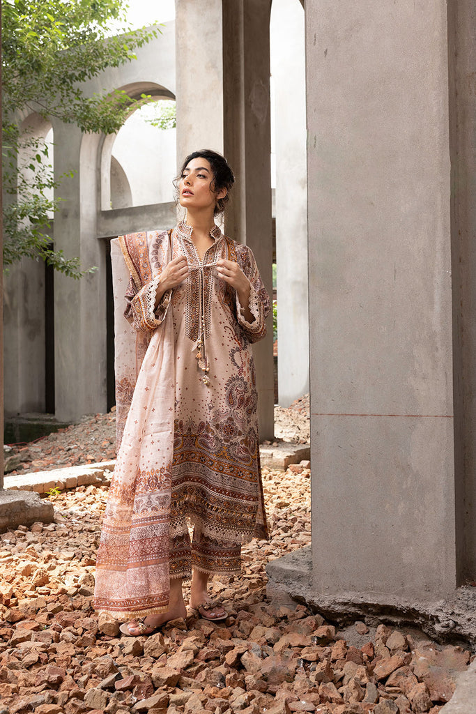 Sobia Nazir | Fall Edit 24 | DESIGN 5B FALL EDIT 2024 UNSTITCHED - Pakistani Designer Dress - by Sobia Nazir | Type: Luxury - 100% Original at Saira Sultan
