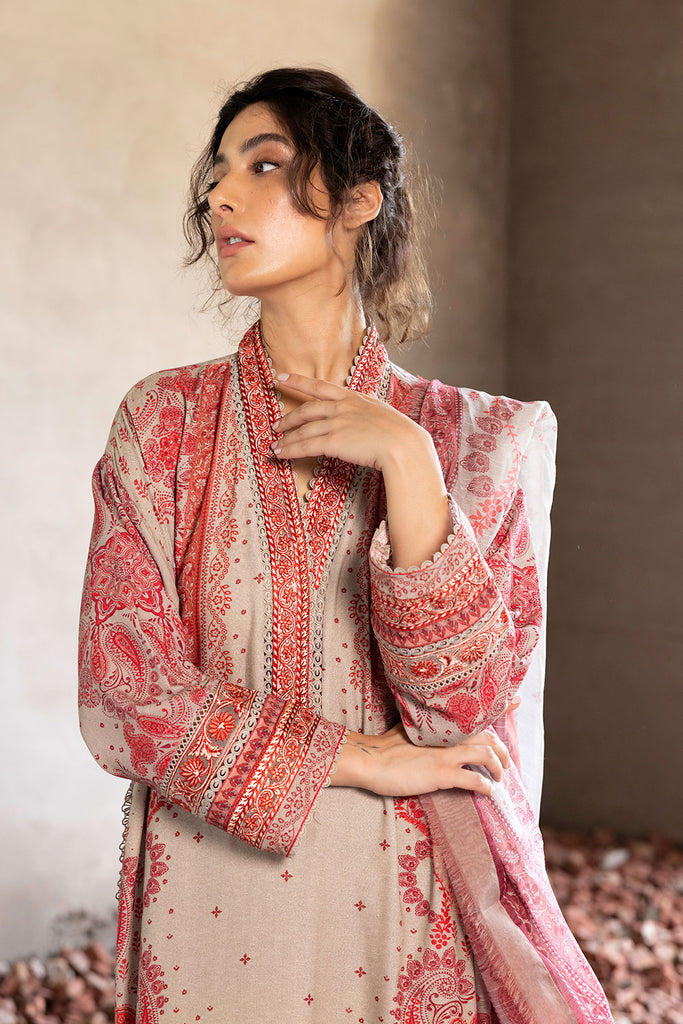 Sobia Nazir | Fall Edit 24 | DESIGN 5A FALL EDIT 2024 UNSTITCHED - Pakistani Designer Dress - by Sobia Nazir | Type: Luxury - 100% Original at Saira Sultan