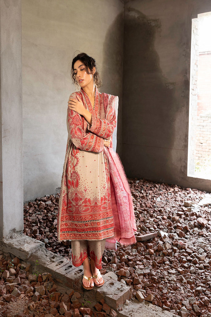 Sobia Nazir | Fall Edit 24 | DESIGN 5A FALL EDIT 2024 UNSTITCHED - Pakistani Designer Dress - by Sobia Nazir | Type: Luxury - 100% Original at Saira Sultan